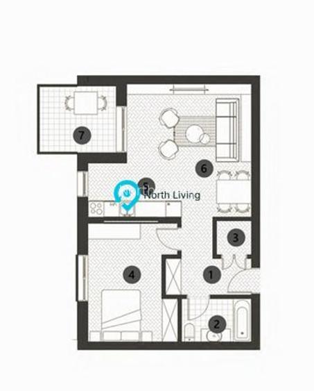 Apartament 2 camere | Finisaje de LUX | Bloc nou - Barbu Văcărescu - 6