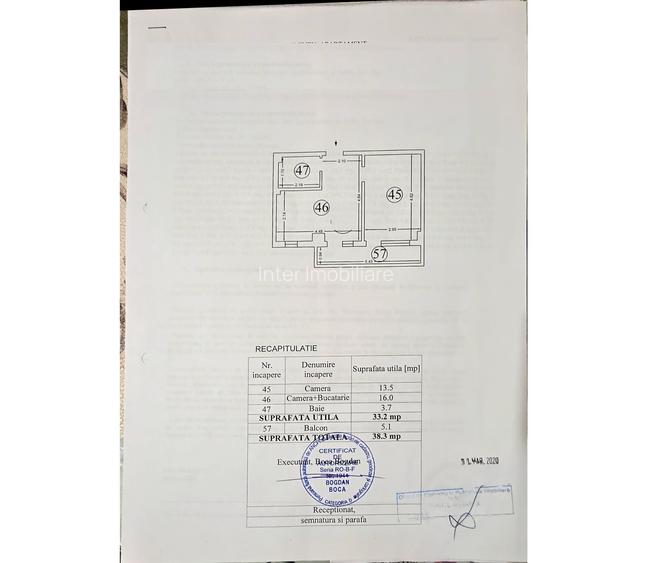 Apartament 38mp in bloc 2020 zona CUG - COD 162393 - 11