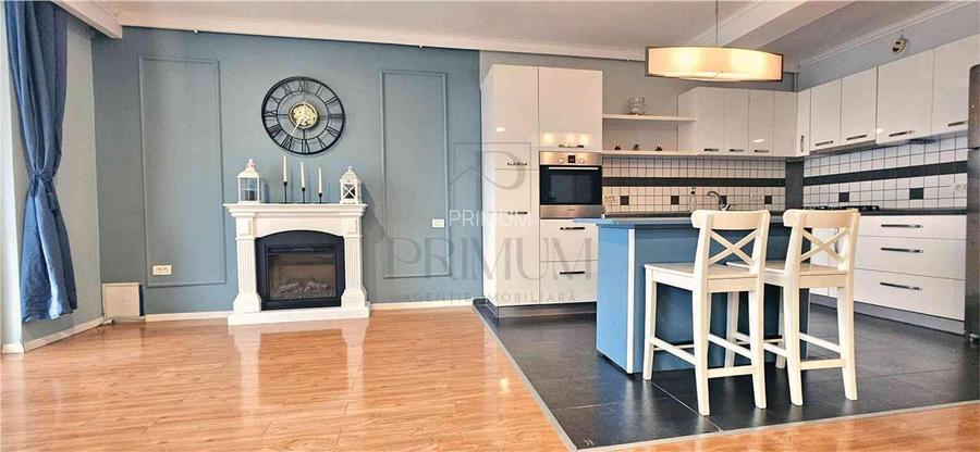 Duplex cu teren 522 mp - asfalt  - panouri si garaj - mobilat si utilat - 2