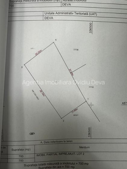 Vand 2 parcele de teren intravilan in Deva, pe Vulcan, suprafata 700 mp fiecare - 6