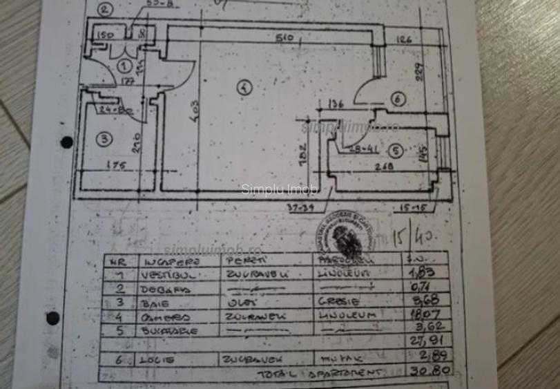 Garsoniera mobilata renovata Blvd Chisinau Diham - 1