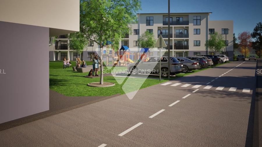 Apartament nou 3 camere cu balcon parcare etaj 2 in Selimbar Sibiu - 4