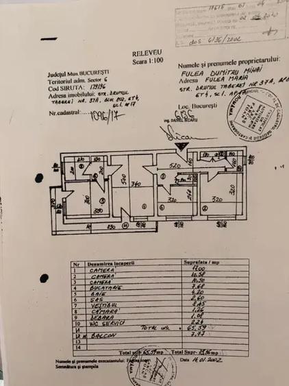 3 camere 2 băi Drumul Taberei
