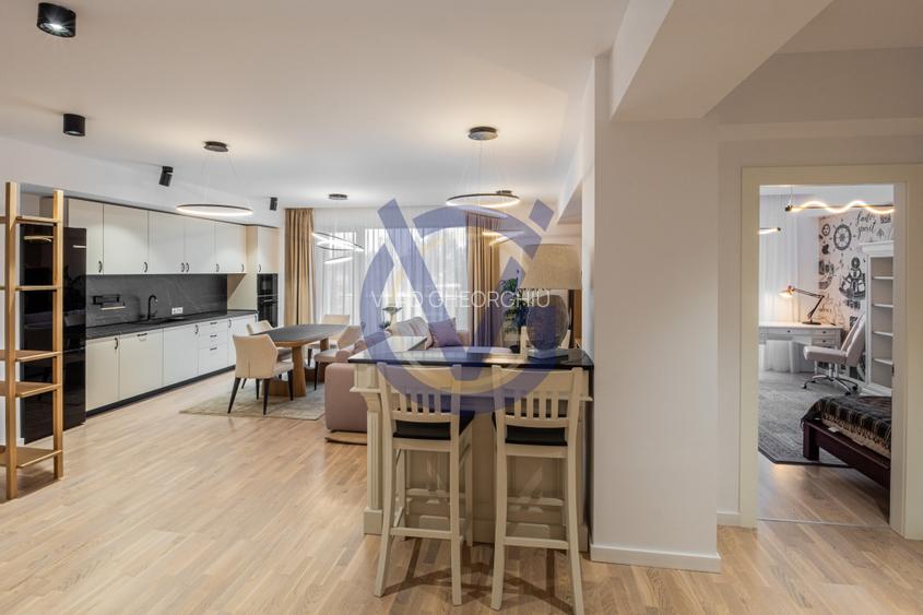 Impecabil! 4 cam mobilate modern & lux, 123mp, prima inchiriere! COMISION 0%! - 3