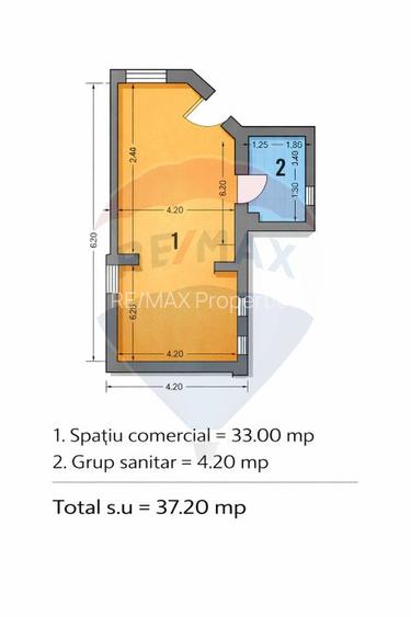 Spațiu comercial de 37.2mp de închiriat în zona Eroii Revolutiei - 4