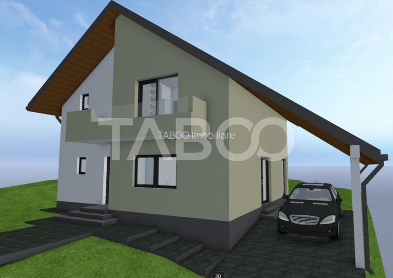 Casa individuala 5 camere curte 500 mpu 127 mpu de vanzare Selimbar - 9