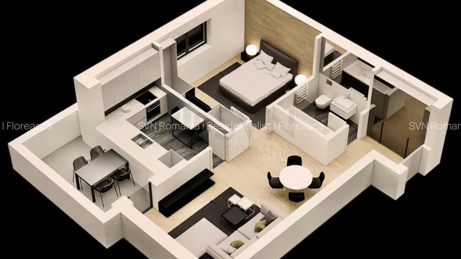 REA1028258 Apartament 2 camere de inchiriat City Point l Aviatiei - 5