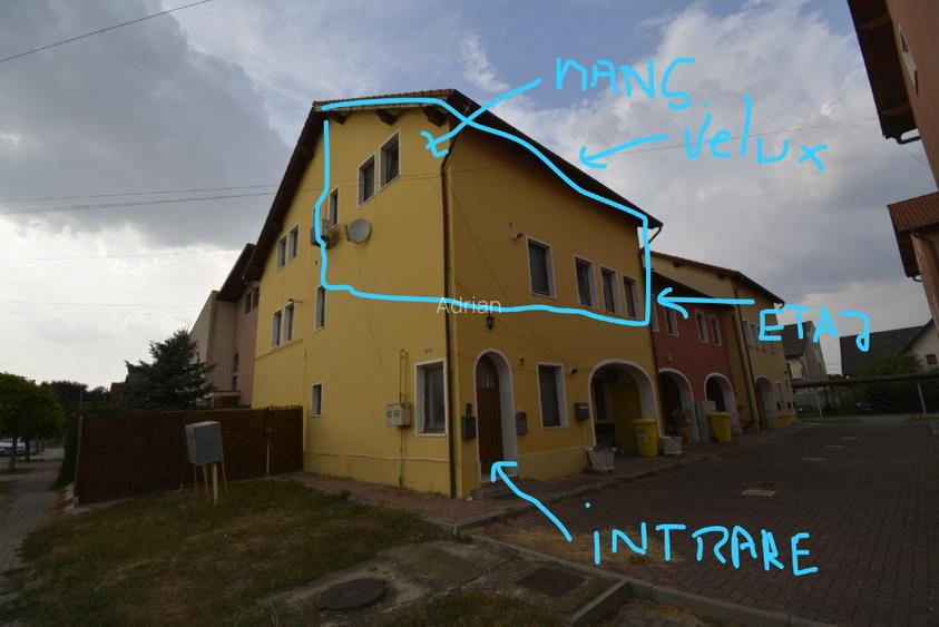 Apartament 3 camere | Vilă | Etaj+Mansardă  | 67mp | Dumbravița | Loc parcare - 16