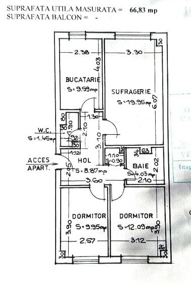 Apartament 3 camere, decomandat, parter, stradal, ideal birou, cabinet - 8