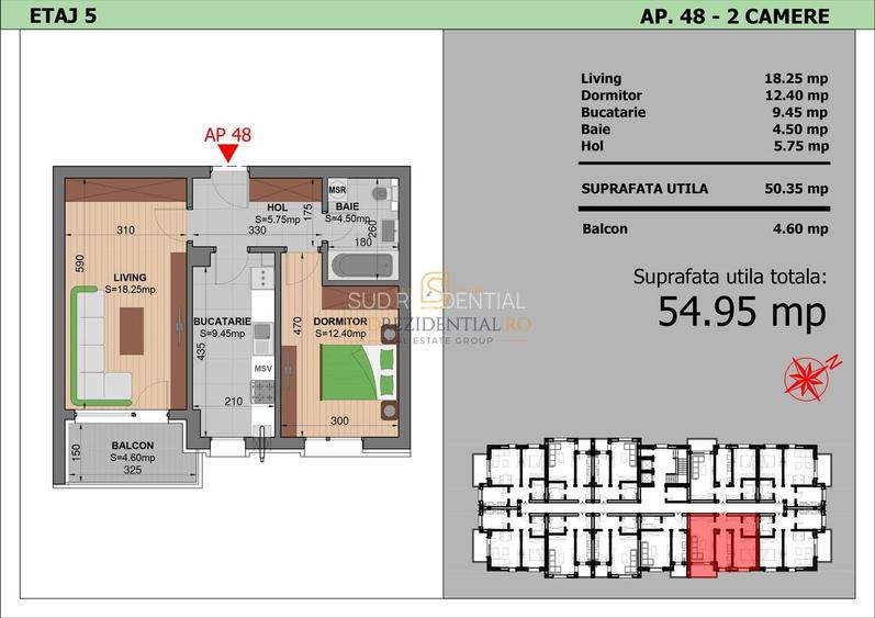 Apartament cu 2 camere - ansamblu rezidential langa Parc Tudor Arghezi - 5