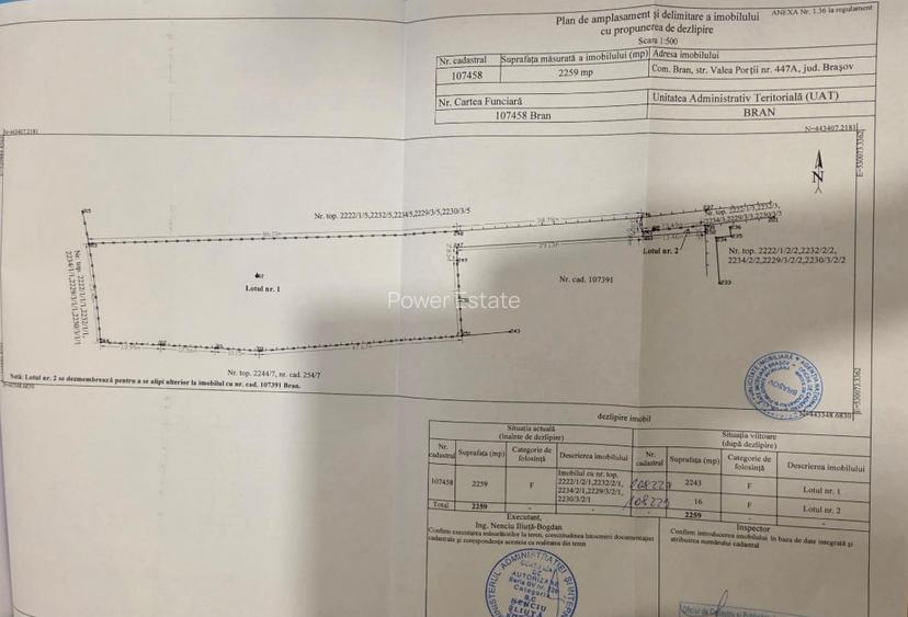 Teren intravilan Bran zona Partia Zanoaga Poarta - 2