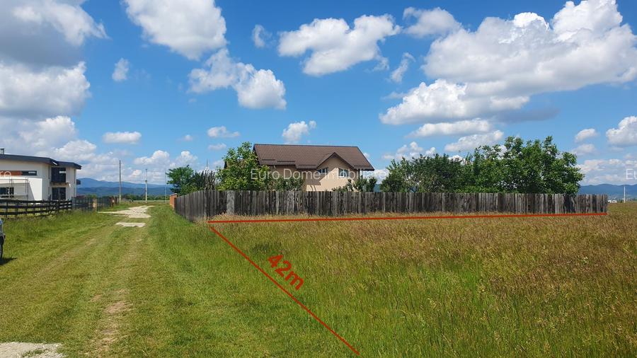 Rasnov -Glejarie 1000 mp front 42m posibilitate duplex sau 2 constructii - 2