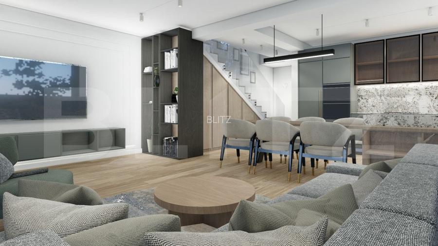 Duplex semifinisat, 120 mp utili, teren 550 mp, Chinteni - 10