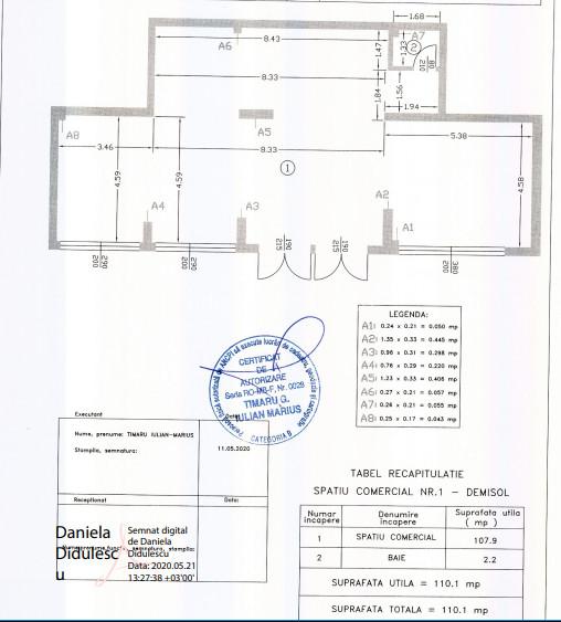 Spatiu comercial 110 mp vitrina 13m Militari Residence-Tineretului doua intrari - 4