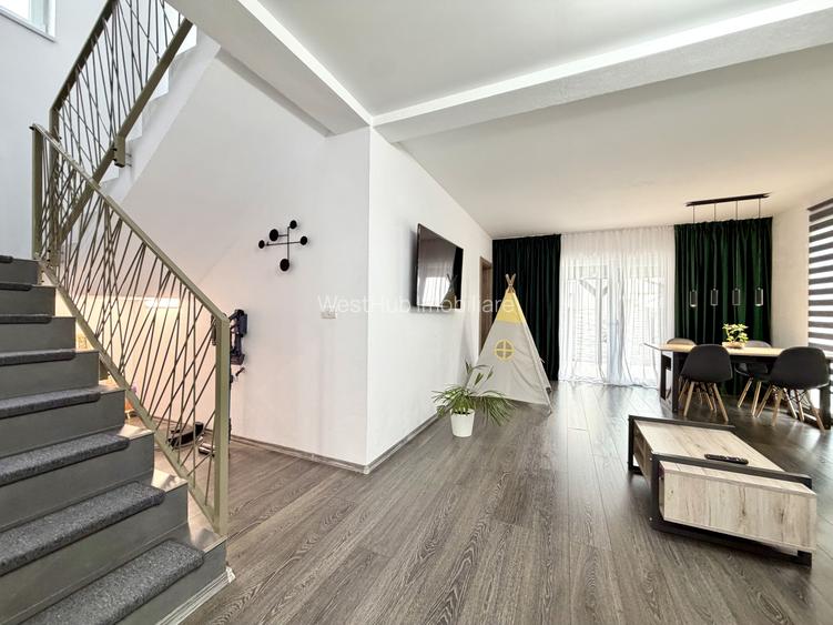 Duplex despartit prin garaj, 5 camere, 137 mp utili - Dumbravita - 6