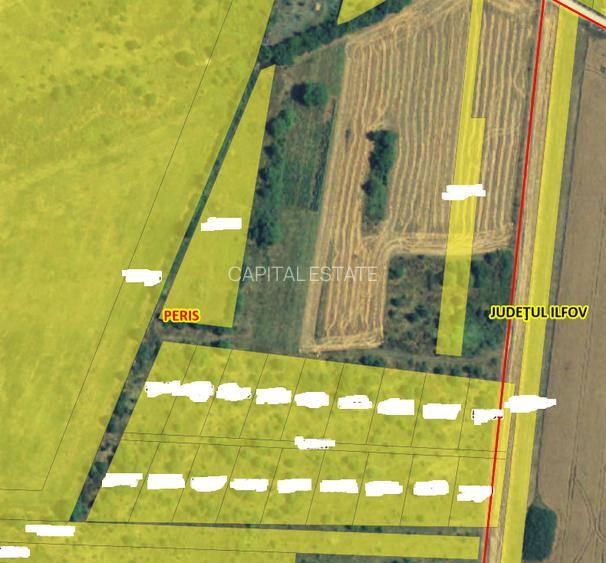 SUPER OFERTA - Teren intravilan Peris - 19240 mp lotizat - 2