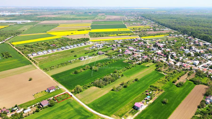 Teren intravilan in zona rezidentiala, la 1 km de A0 si A1 - 37
