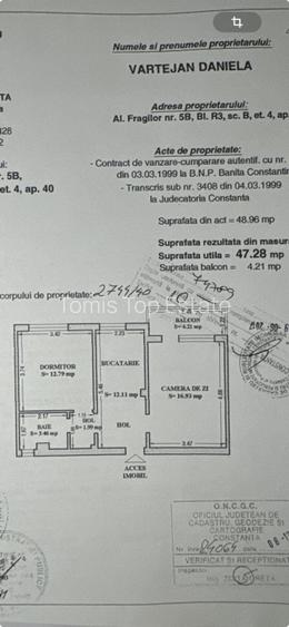 Apartament in Tomis Nord-2 camere, decomandat, gaze la usa - 10