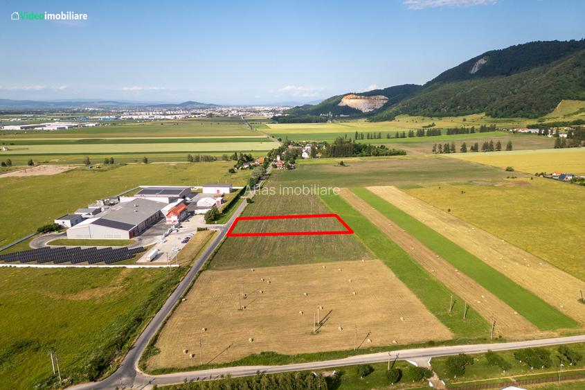 Teren industrial Brașov, ieșire spre Cristian, 55 metri front stradal - 6