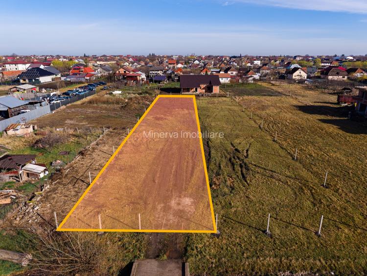 Teren 1028 mp Sanandrei, strada asfaltata – Comision 0% - 2