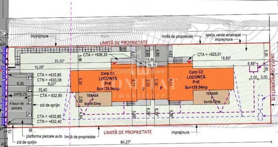 Teren cu autorizație duplex | Oportunitate–Feleacu - 1