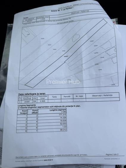 Teren Intravilan, 1946 mp, Valea Chintaului, ideal pentru constructie! - 2