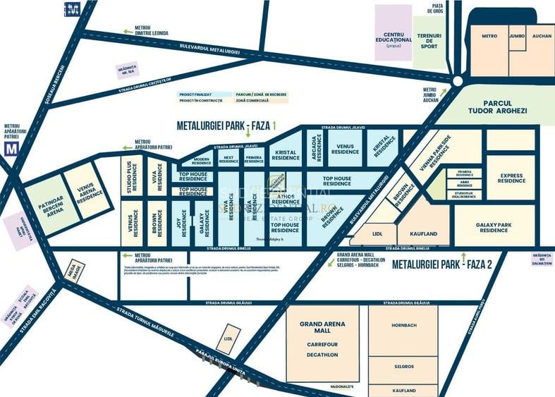 Apartament modern, Parc Tudor Arghezi, Metro, Bd. Metalurgiei, S4 - 72