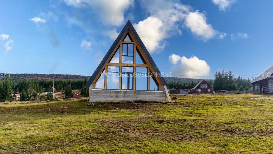 Cabană A-Frame finisată, Smida, 115 mp utili, teren 700 mp - 2