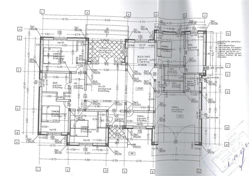 Teren -Fundatie pt. Casa noua Parter 228mp in constructie -Livada - 2