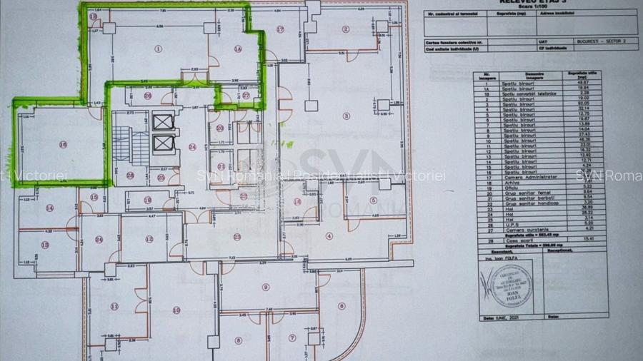 REC3001334 Spatiu de birouri 145 MP I De inchiriat I Cladire de birouri I Barbu - 11
