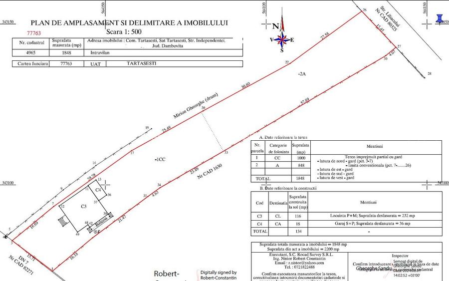 Stradal DN7, vila semifinisata, deschidere pe ambele capete - 29