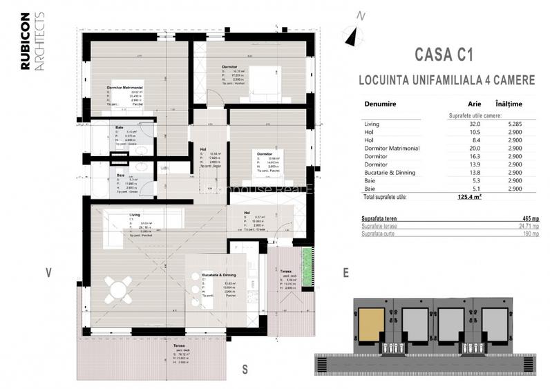 Casa dispusa pe parter, constructie noua - 12