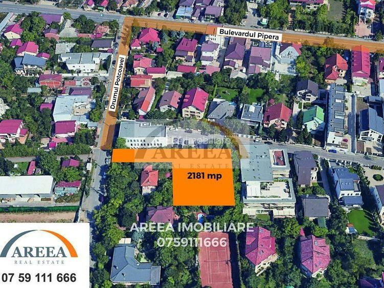 Teren 2181mp in Pipera-str Drumul Potcoavei colt cu Vlad Tepes - 3