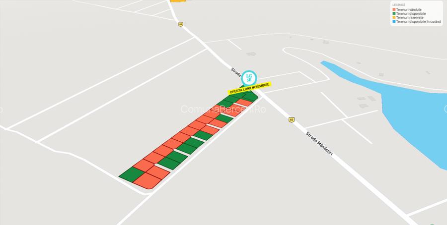Teren Intravilan Rate Berceni Manastire | curent gaz la sosea | #LG5E - 2