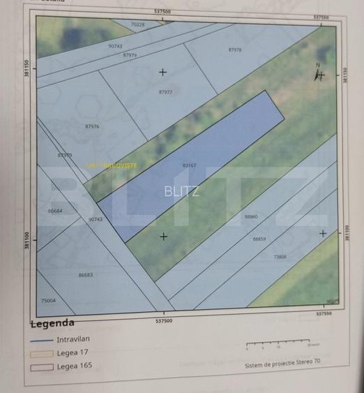 Teren intravilan, 800 mp, zona Cicom - 3