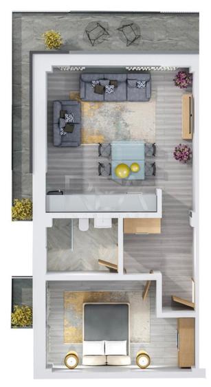 UP Boutique - Pipera Voluntari - APARTAMENT 2 CAMERE finisaje LUX