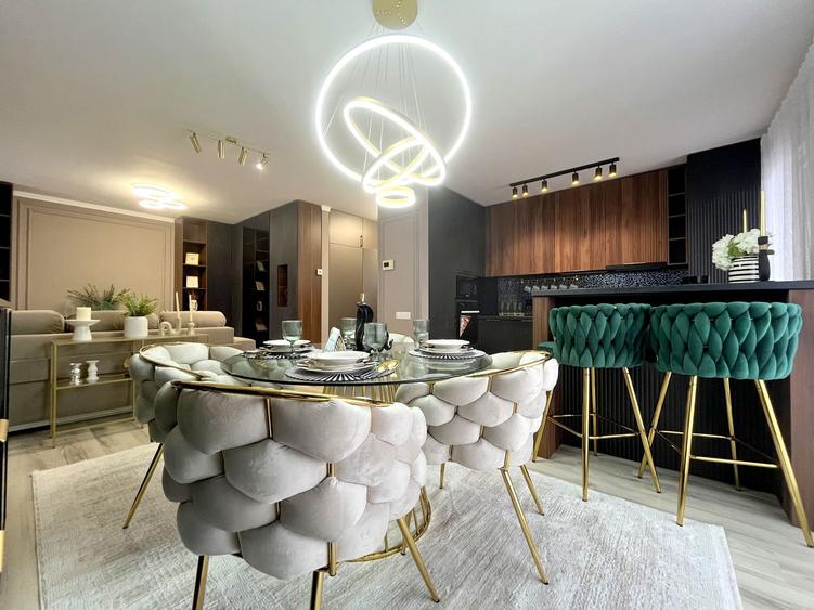 Penthouse modern, vedere panoramica Denya Forest