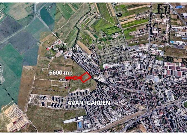 Teren intravilan zona Avangarden Puz P+12