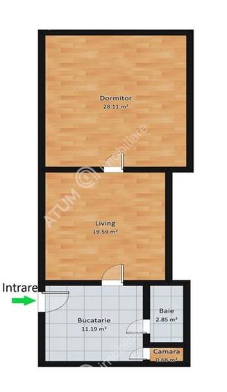 Apartament la casa cu 2 camere si pivnita in Centrul Istoric din Sibiu