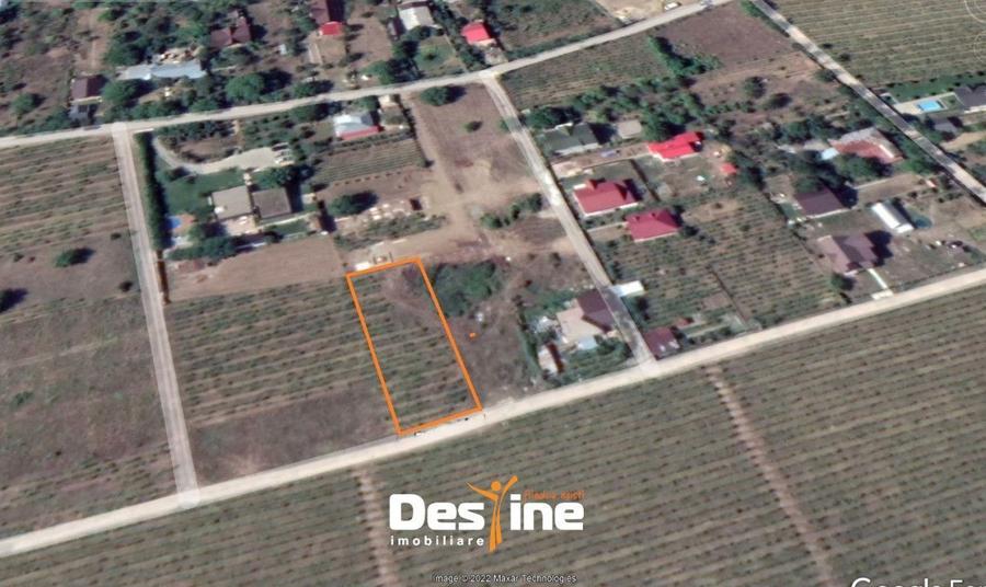 Bârnova - Teren Intravilan 974 Mp, utilitati, drum betonat
