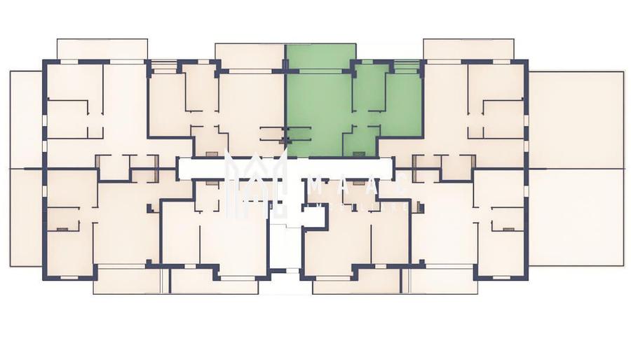 Apartament 3 camere | Balcoane 16.2 mp| Gradina ca. 63mp | Turnisor