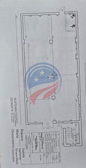 Spațiu comercial open space de închiriat | 167 mp | 12 €/mp negociabil
