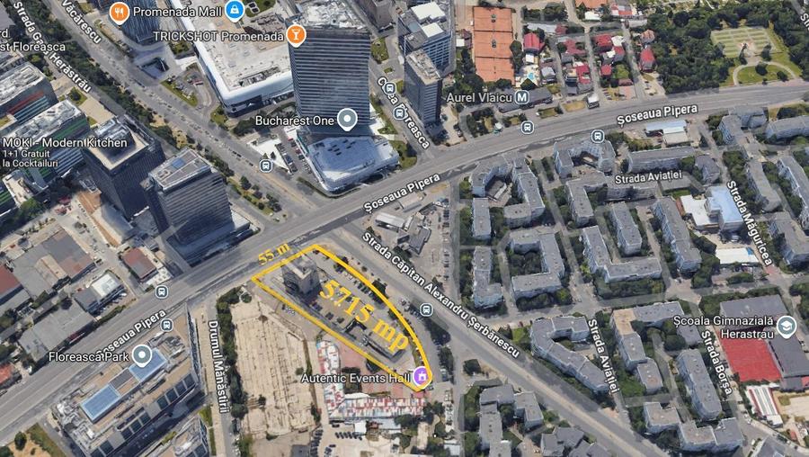 Poziție strategică în nordul Capitalei – teren de 5.700 mp
