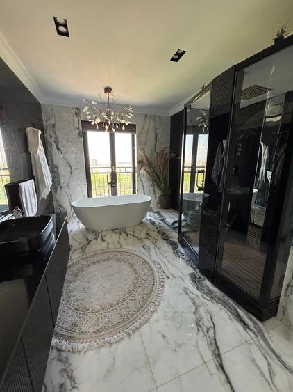 Penthouse pe doua etaje 11/12 , 4 camere, 3 bai Parc Tineretului lux si opulenta