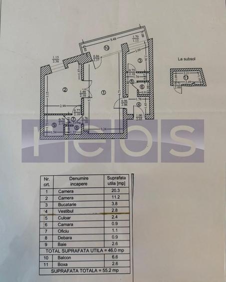 VANZARE APARTAMENT 2 CAMERE 46MP | SALA PALATULUI – CIȘMIGIU | TERASA