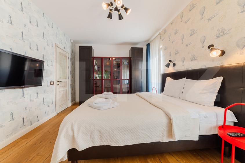 Vila de lux de inchiriat, 240 mp, 800 mp teren, zona Noua