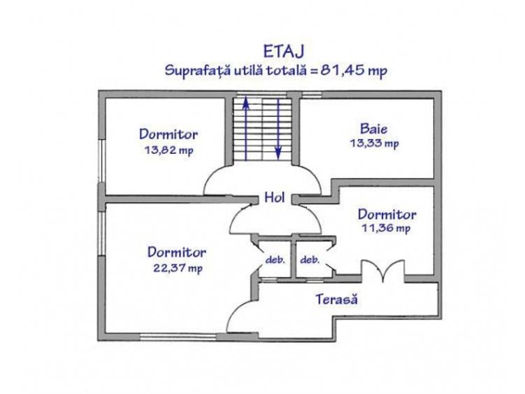 Vila cu 4 camere de vanzare in Barcanesti, 221 mp #12513