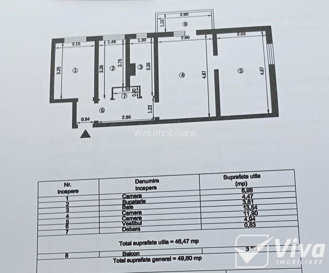 URGENT! 3 camere – etaj 2/4 – Parcul Voievozilor – Alexandru cel Bun - 2