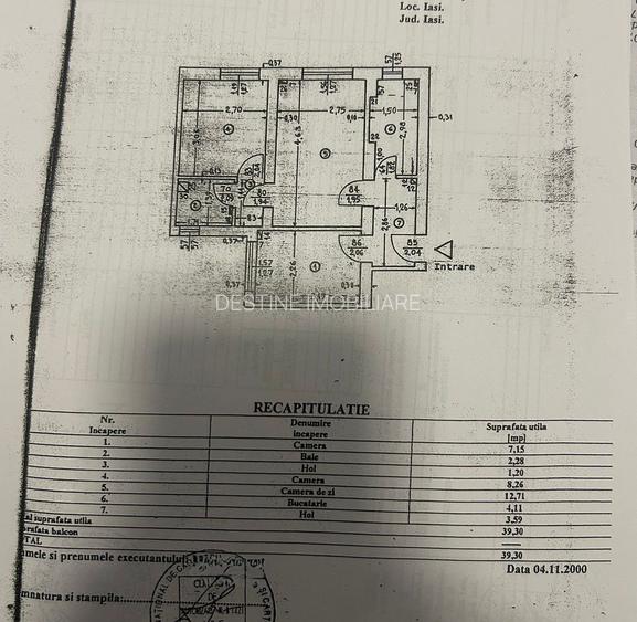 Podu Ros - Apartament 3 camere semidecomandat, MOBILAT și UTILAT - 1