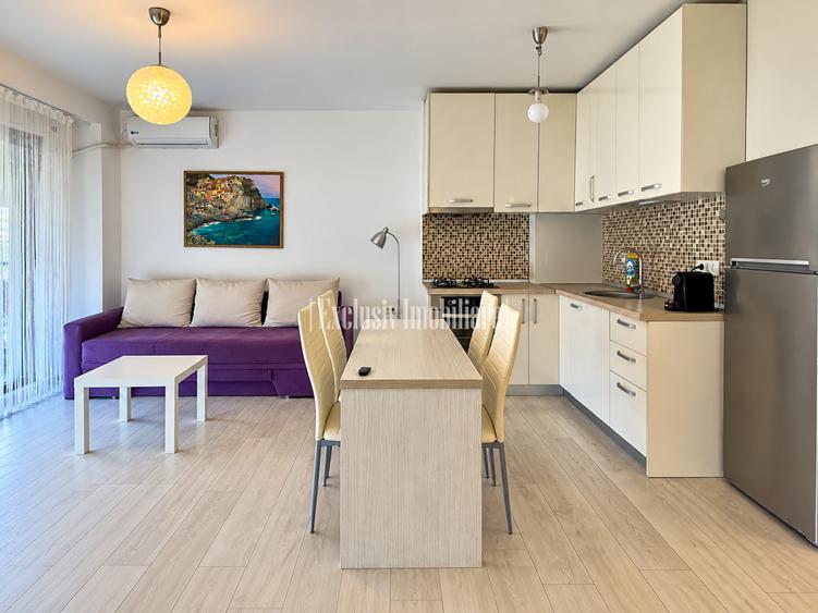Studio 2 camere | Faleza Nord - 2 minute de plaja | Parcare